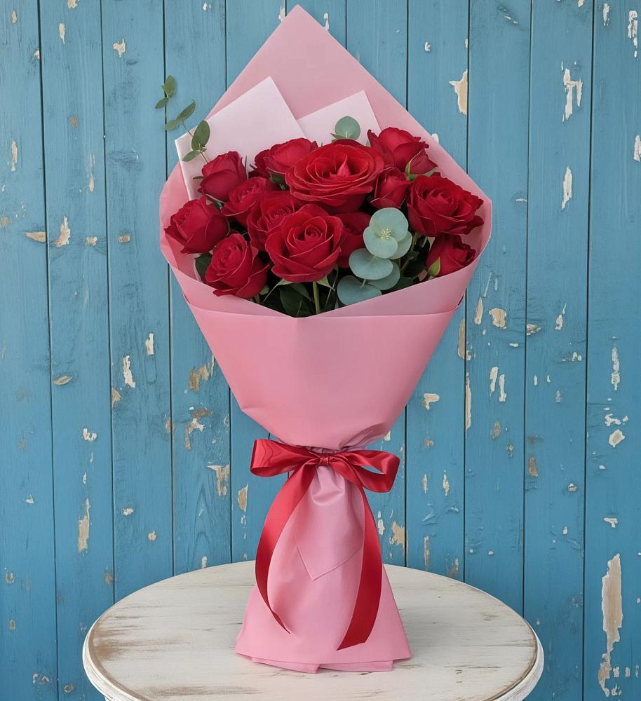 Букет цветов из: Розы в Фельдмаршальском