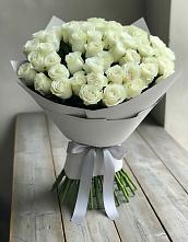 Букет 35 Белых роз в Фельдмаршальском