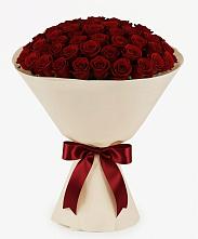 Букет 101 Бордовая роза Блэк Бакарра в Фельдмаршальском