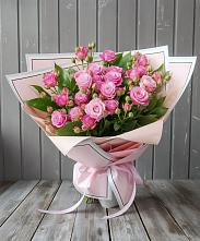 Букет Розовый кустик в Фельдмаршальском