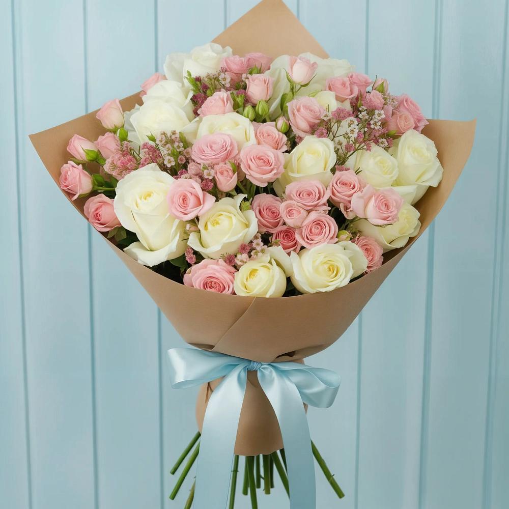 Букет цветов из: Розы в Фельдмаршальском