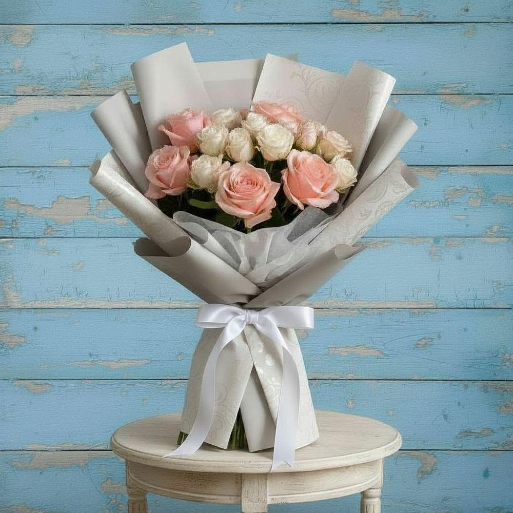 Букет цветов из: Розы в Фельдмаршальском