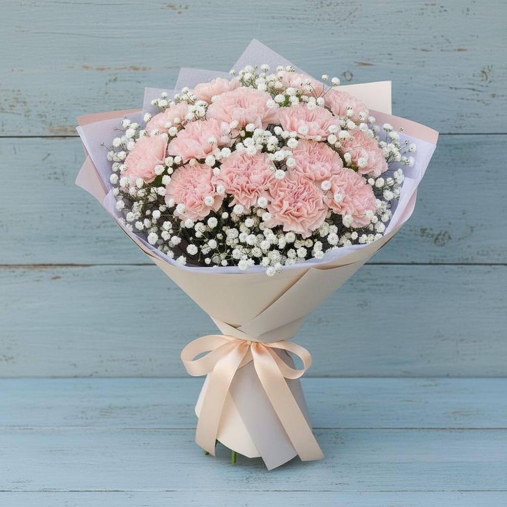 Букет цветов из: Гвоздики в Фельдмаршальском