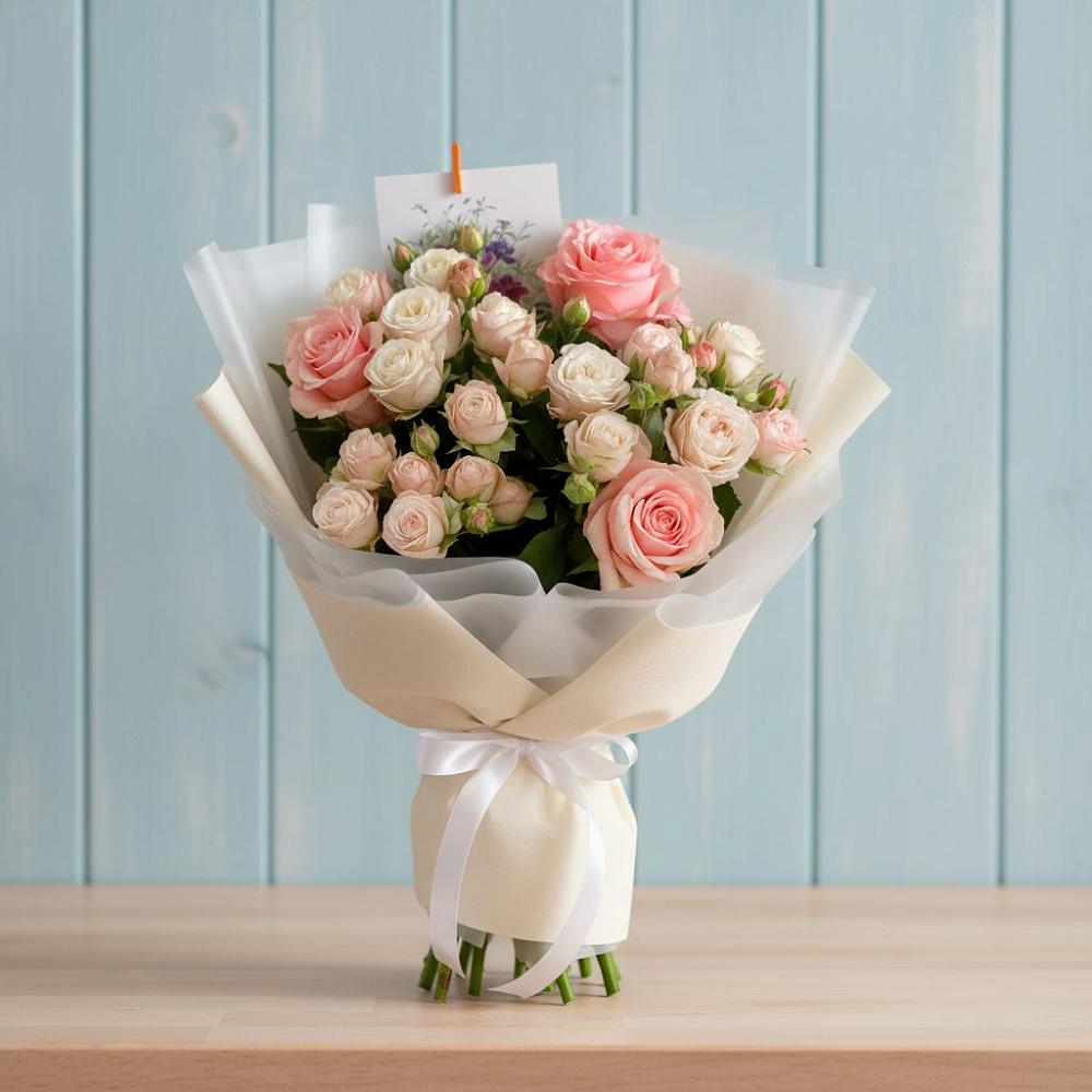 Букет цветов из: Розы в Фельдмаршальском