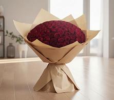 Букет 101 Красная роза в Фельдмаршальском