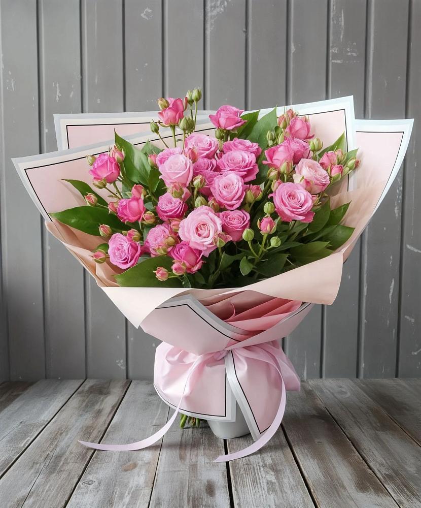 Букет Розовый кустик в Фельдмаршальском