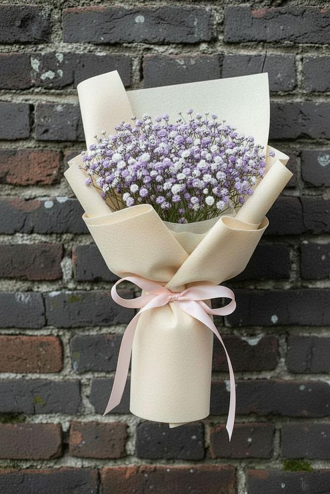 Букет цветов из: Гипсофила в Фельдмаршальском