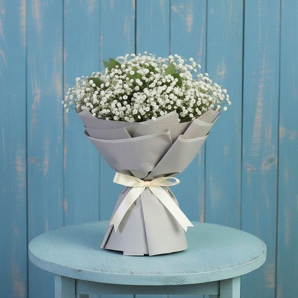 Букет цветов из: Гипсофила в Фельдмаршальском