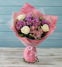 Букет цветов из:  Герберы в Фельдмаршальском