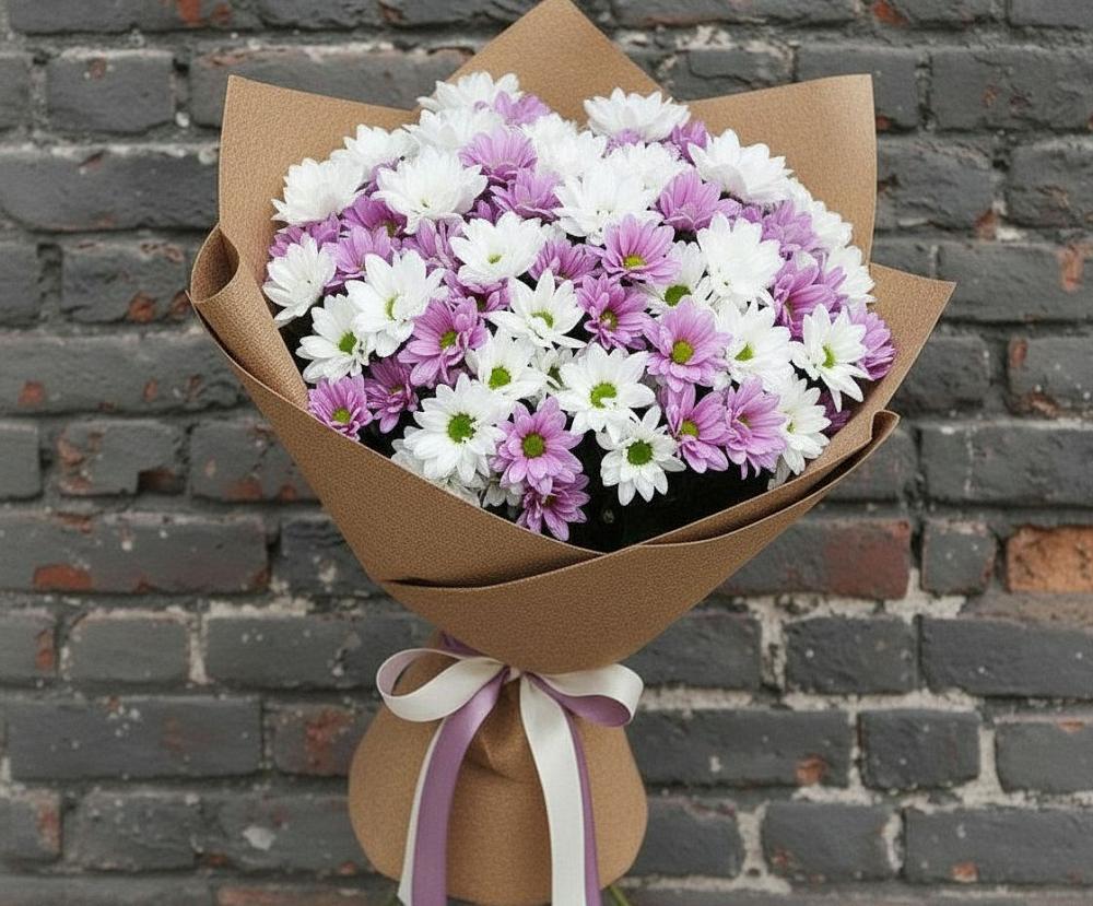 Букет цветов из: Хризантемы в Фельдмаршальском