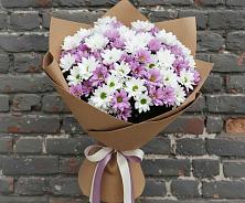 Букет цветов из:  Хризантемы #REPLACE_PRED# Фельдмаршальском