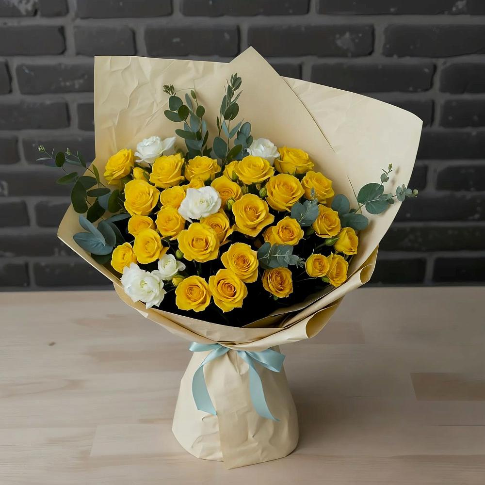 Букет цветов из: Розы в Фельдмаршальском