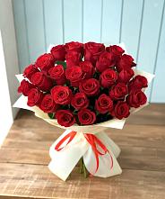 Букет 29 Красных роз в Фельдмаршальском