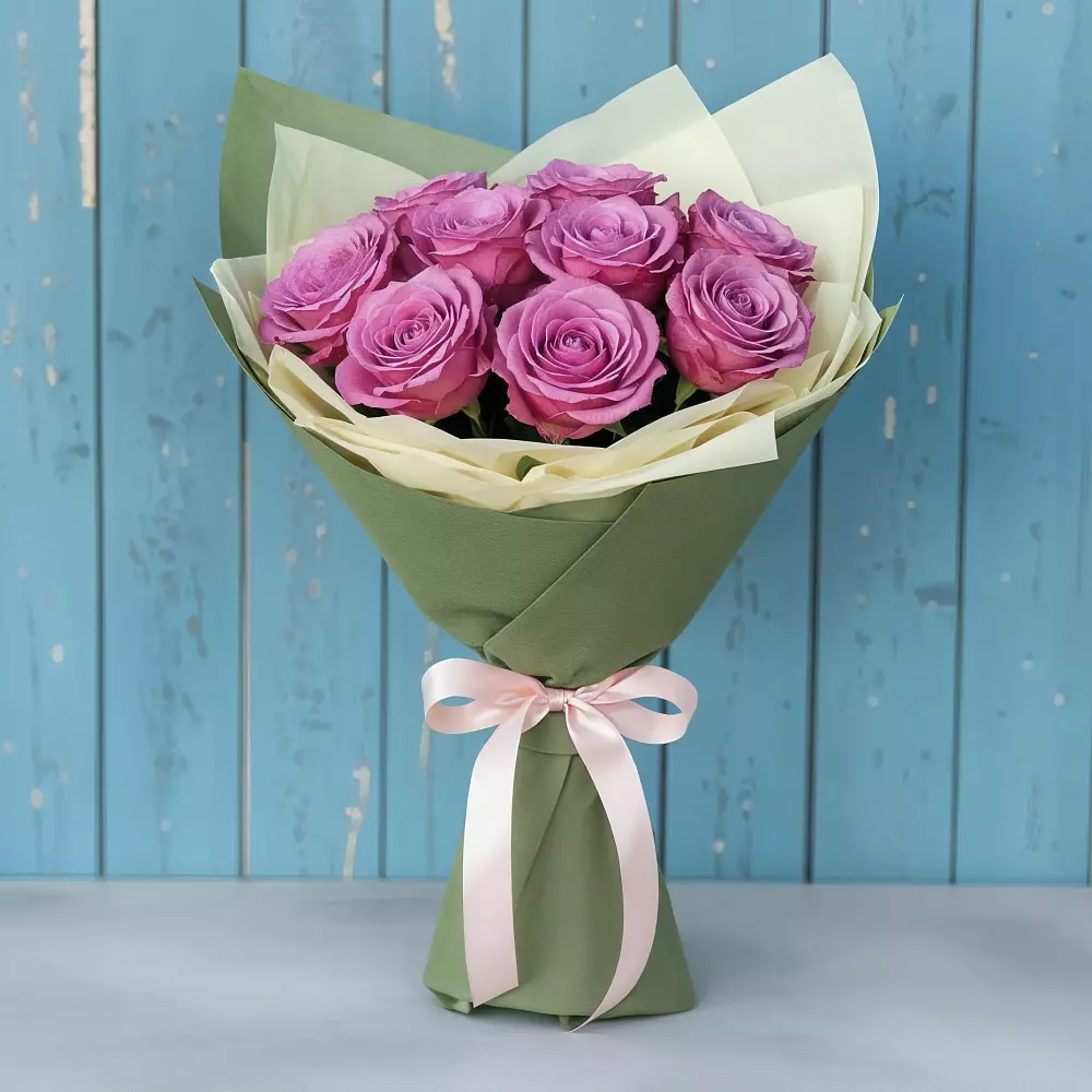 Букет Розы Фёрст Леди в Фельдмаршальском