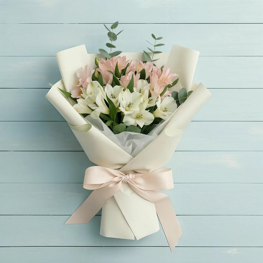 Букет цветов из: Альстромерии в Фельдмаршальском